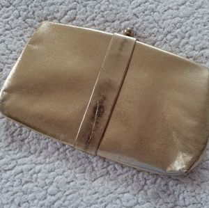 Vintage Clutch Purse for Prom - Metallic Gold